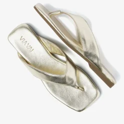 gouden via vai slippers kiki berry