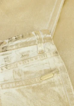gouden vingino straight leg jeans cato metallic