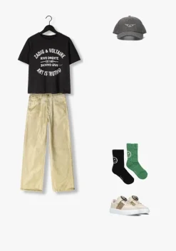 gouden vingino straight leg jeans cato metallic