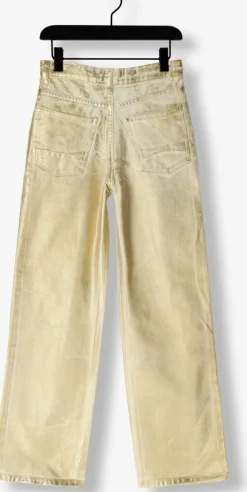 gouden vingino straight leg jeans cato metallic