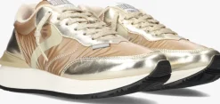 gouden voile blanche lage sneakers qwark easy sf woman