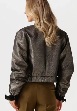gouden y.a.s. jack yasgosh ls short bomber jacket