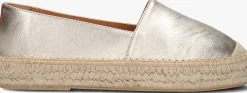goudkleurig ayana espadrilles omo25yu815
