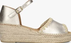 goudkleurig ayana espadrilles omo25yu816