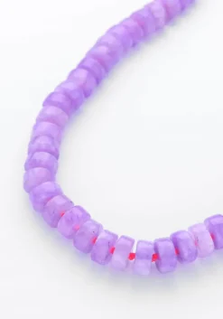 goudkleurig bonnie studios sieraad phil purple necklace