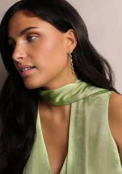 goudkleurig 24kae oorbellen 42491y