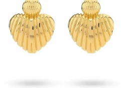goudkleurig 24kae oorbellen 42494y