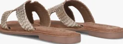 goudkleurig lazamani slippers 75.025