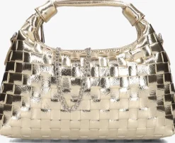 goudkleurig núnoo schoudertas dandy braided recycled cool