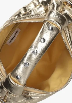 goudkleurig núnoo schoudertas dandy braided recycled cool