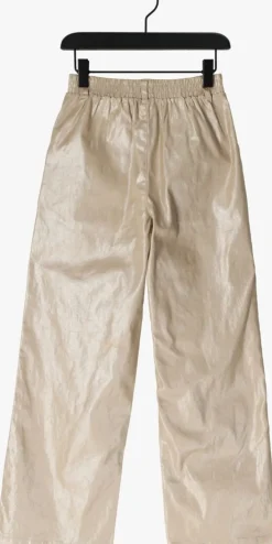 goudkleurig nono wijde broek sayla stretc twill pants