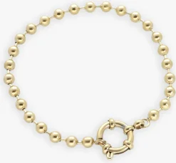 goudkleurig notre-v armbanden bracelet gold dots