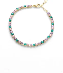 goudkleurig notre-v armbanden omfw22-017