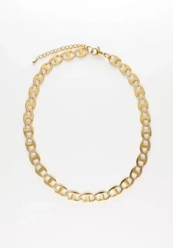 goudkleurig notre-v kettingen ketting schakel #5