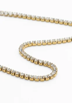 goudkleurig notre-v kettingen omfw22-019