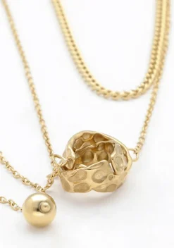 goudkleurig notre-v kettingen x bo - mimi chain