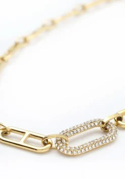 goudkleurig notre-v kettingen omfw22-018