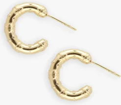 goudkleurig notre-v oorbellen earrings small