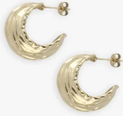 goudkleurig notre-v oorbellen earring#9