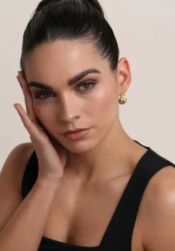 goudkleurig notre-v oorbellen omss22-004