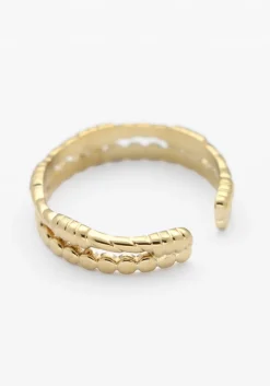 goudkleurig notre-v ringen ring dubble