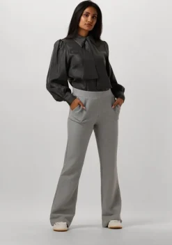 grijze aaiko blouses veronne tie shimm ray 517