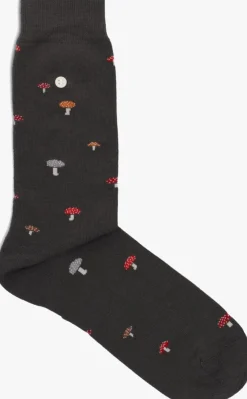 grijze alfredo gonzales sokken mushrooms