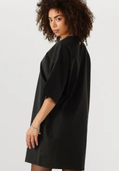 grijze alix the label mini jurk ladies knitted paris t-shirt dress