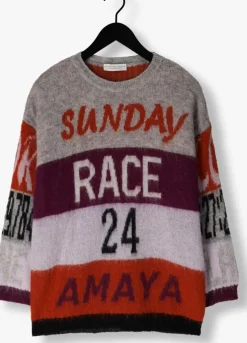 grijze amaya amsterdam trui amaya race sweater