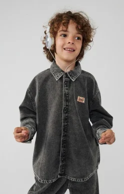 grijze american vintage casual overhemd jazy