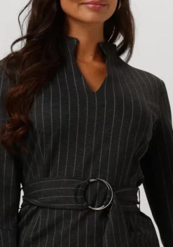 grijze ana alcazar midi jurk tight dress