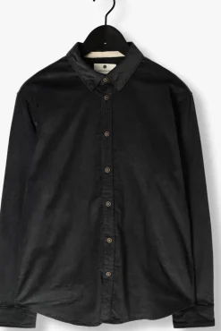 grijze anerkjendt overhemd akleif solid cord shirt