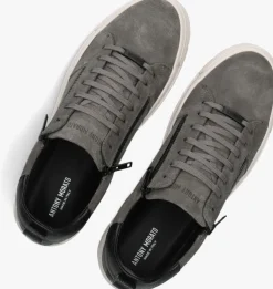 grijze antony morato lage sneakers mmfw0182