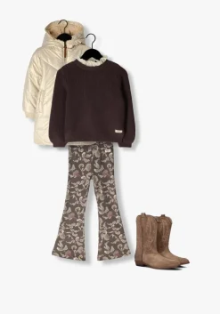 grijze baje studio flared broek lizzy