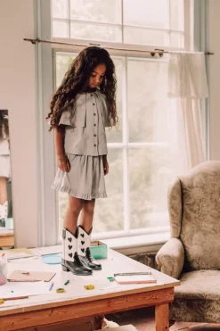 grijze baje studio minirok loures