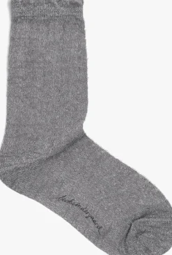 grijze becksondergaard sokken leomy cotta sock