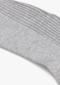 grijze becksondergaard sokken telma solid sock