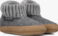 grijze bergstein pantoffels cozy lux