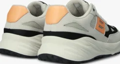 grijze blackstone lage sneakers flint moss