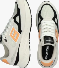 grijze blackstone lage sneakers flint moss