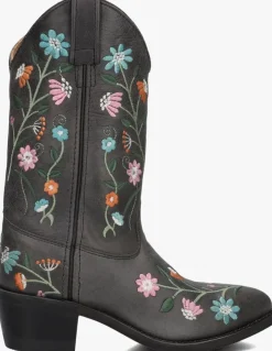 grijze bootstock cowboylaarzen winter bouquet