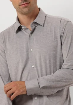 grijze boss black klassiek overhemd p-hank-s-kent-c1-222