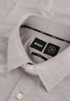 grijze boss black klassiek overhemd p-hank-s-kent-c1-222