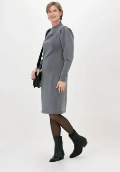 grijze bruuns bazaar midi jurk irit warren