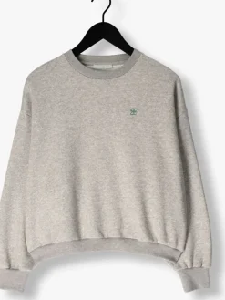 grijze by-bar sweater bibi lucky curve sweater