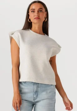 grijze by-bar tops & t-shirts mason pleats top