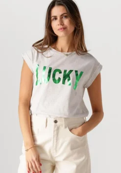grijze by-bar t-shirt thelma lucky top