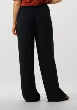 grijze by-bar wijde broek benji viscose pant