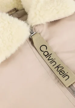 grijze calvin klein jack satin aviator