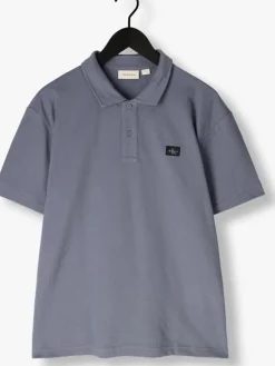 grijze calvin klein polo woven label polo
